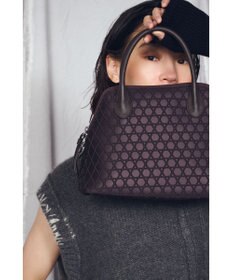 MIYABIYA 【撥水加工】篭目柄エンボスボンディングブガッティ