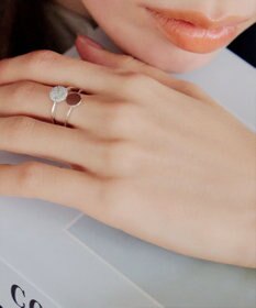 Tiaclasse ダブルサークルリング