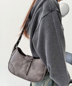 WEGO マルチWAYハーフムーンベルトバッグ