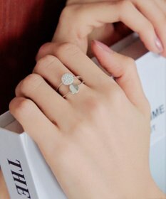 Tiaclasse ダブルサークルリング