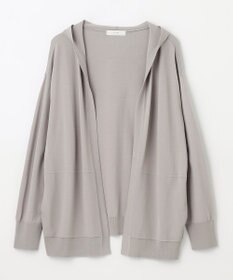 ANY L 【接触冷感/UVケア/アンチピリング】フーディーカーディガン