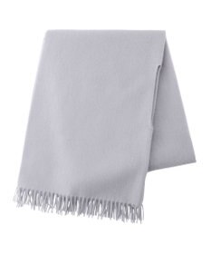 MOONBAT MACKINTOSH PHILOSOPHY ウール100%超大判無地ポンチョストール/幅70cm