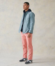 J.PRESS MEN ナイロンリップレギュラーカラー シャツブルゾン