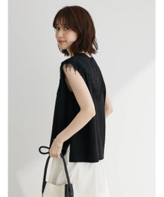 Green Parks ・ＳＵＧＡＲ　ＳＰＯＯＮ　フリンジフレンチＴシャツ