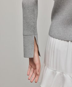 GRACE CONTINENTAL リブシャツニットトップ