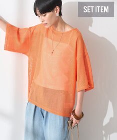 AMERICAN HOLIC SET メッシュプルオーバー+キャミソール