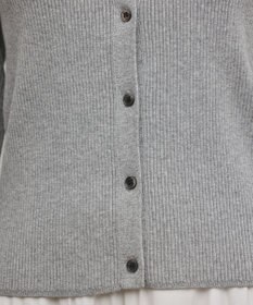 GRACE CONTINENTAL リブシャツニットトップ