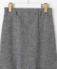 ANY SIS 【洗える】ラメツイードナローフレア スカート
