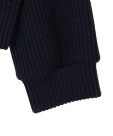 WEGO バイカラーニットジップパーカー