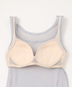 自由区 【ワコールコラボ】【洗える】シアーボーダー ニット