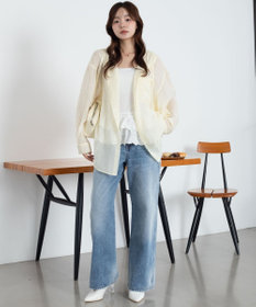 WEGO 【2026年春夏新作】シアーフードシャツ