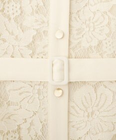 YECCA VECCA レース切替ジレワンピース