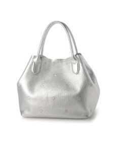 UNBILLION ペルケ perche / 牛革ドット刺繍トートバッグ