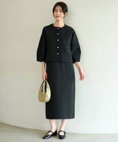 UNFILO L BEAUTY FORM KNIT スリーブレス ワンピース