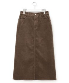 23区 【洗える】23区DENIM ベルベットストレッチ Aライン スカート