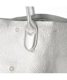 UNBILLION ペルケ perche / 牛革ドット刺繍トートバッグ