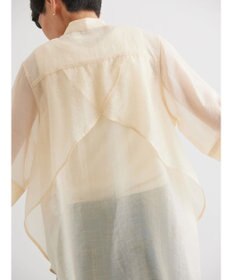 AMERICAN HOLIC シアーバックフレアＷポケットシャツチュニック