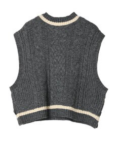 CRAFT STANDARD BOUTIQUE ２ＷＡＹケーブルニットベスト