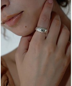 yoaa シルバー925 ミングル リング