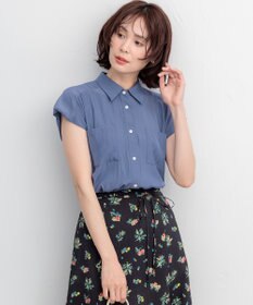 組曲 L ギャザーライトデシン ブラウス