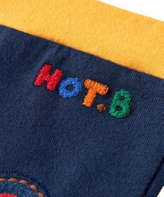 MIKI HOUSE HOT BISCUITS 【80-120cm】折り返しチェック 6分丈パンツ