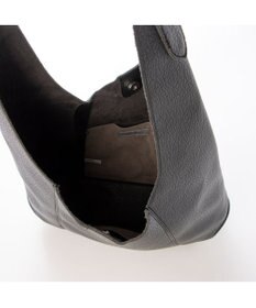 UNBILLION カシュカシュ cachecache / セミ合皮ホーボーバッグＬ