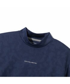 ZERO HALLIBURTON エレガントカモ柄ジャガードモックネックTシャツ ZHG-M5S8b 82957