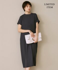 ICB L 【WEB限定・接触冷感・UVケア・速乾・防シワ・洗える】 FluidBackSatin  ワンピース