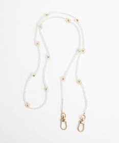 WEGO フラワービーズストラップ