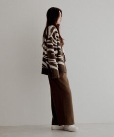 CRAFT STANDARD BOUTIQUE アニマルジャカードニットカーディガン