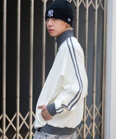 WEGO 【ユニセックスITEM/MLサイズ展開】ラグランライントラックジャケット