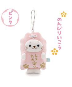 Mother garden しろたん お守りキーホルダー 《ピンク》 単品