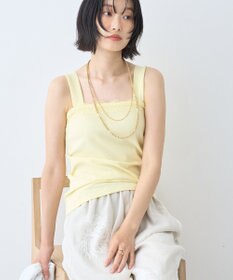 AMERICAN HOLIC レーススクエアネックタンクトップ