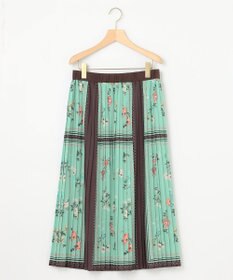 組曲 スカーフパネルプリント スカート