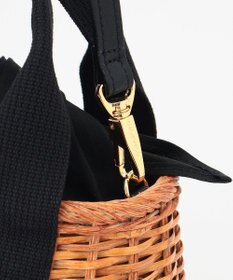 23区 VIOLAd'ORO MIRO スプリットラタン バスケットバッグ