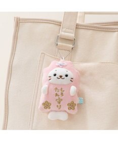 Mother garden しろたん お守りキーホルダー 《ピンク》 単品