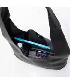 UNBILLION カシュカシュ cachecache / セミ合皮ホーボーバッグＬ