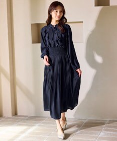 Feroux ウエストシャーリングラッフル ワンピース