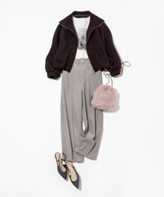 23区 S 【滝沢眞規子さん着用/洗える】コットン コーデュロイ ワイド パンツ