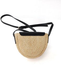 Tiaclasse ラフィアショルダーバッグ