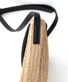 Tiaclasse ラフィアショルダーバッグ