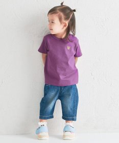 MIKI HOUSE HOT BISCUITS 【70-120cm】【Everyday Series】ワンポイント 半袖Tシャツ