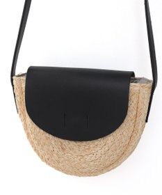 Tiaclasse ラフィアショルダーバッグ