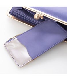 UNBILLION perche フラグメントケース付きアンティーク調ガマグチ長財布