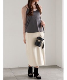 Te chichi スエードサイドZIPスカート