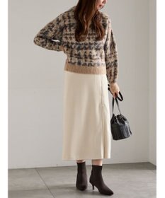 Te chichi スエードサイドZIPスカート