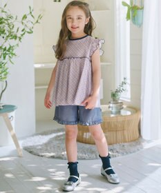 組曲 KIDS 【110-140㎝】 サマーチェックチュニック