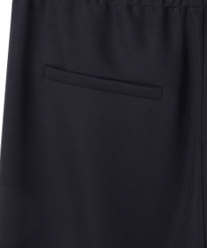 UNFILO 【ウエストゴム】ドライダブルクロス イージー ワイドパンツ