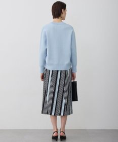 ICB 【先行予約】ランダムストライププリント ストレートスカート