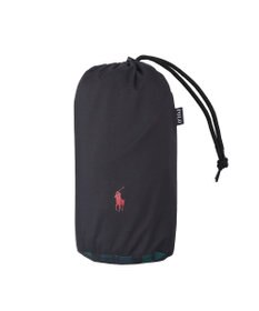 MOONBAT POLO RALPH LAUREN レインポンチョ 透湿撥水 無地×チェック 75デニール 収納袋付